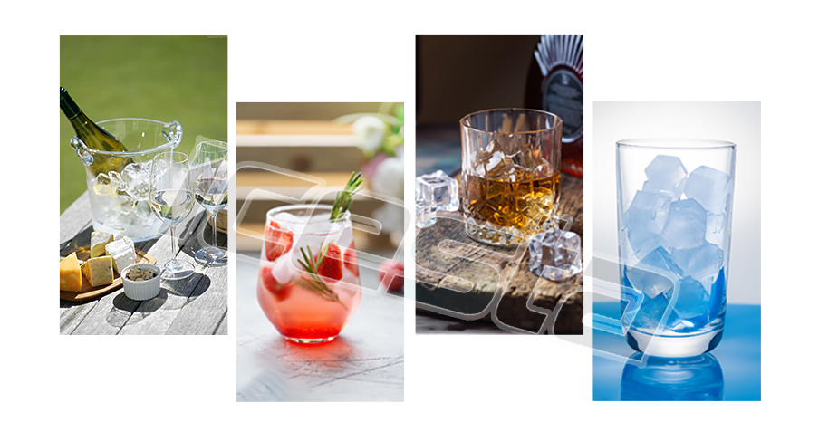 Cube ice Machine water cooling High Productivity 1Ton/Day Hot Product Customized in ICESTA 10