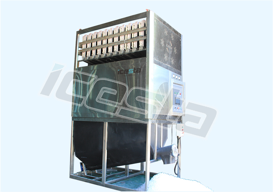 High Quality Icesta Commercial Industrial 3 5 10 ton ice cube making machine 13