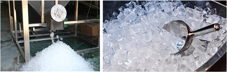 Industrial cube ice machine with 13 ton air cooling Stainless Steel for Cold Drinks Industry 16