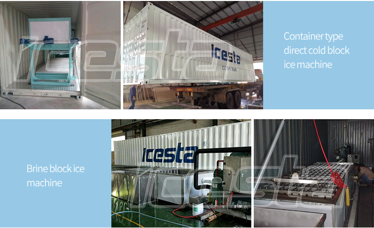 ICESTA Direct Cooling Block Ice Machine with 25 tons per day Automatic High Productivity Long Service Life 8