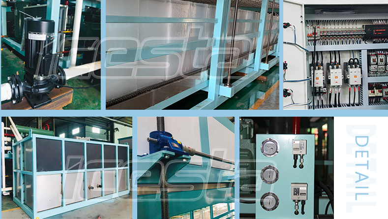 ICESTA Direct Cooling Block Ice Machine with 25 tons per day Automatic High Productivity Long Service Life 9