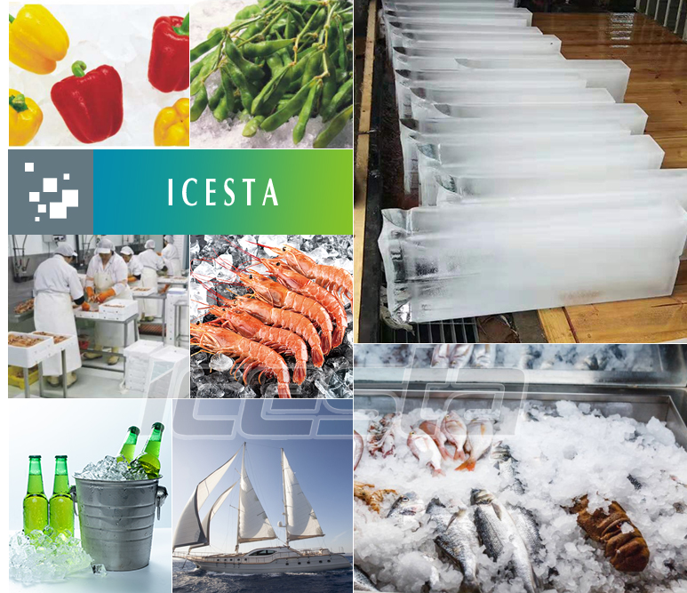 ICESTA Direct Cooling Block Ice Machine with 25 tons per day Automatic High Productivity Long Service Life 19