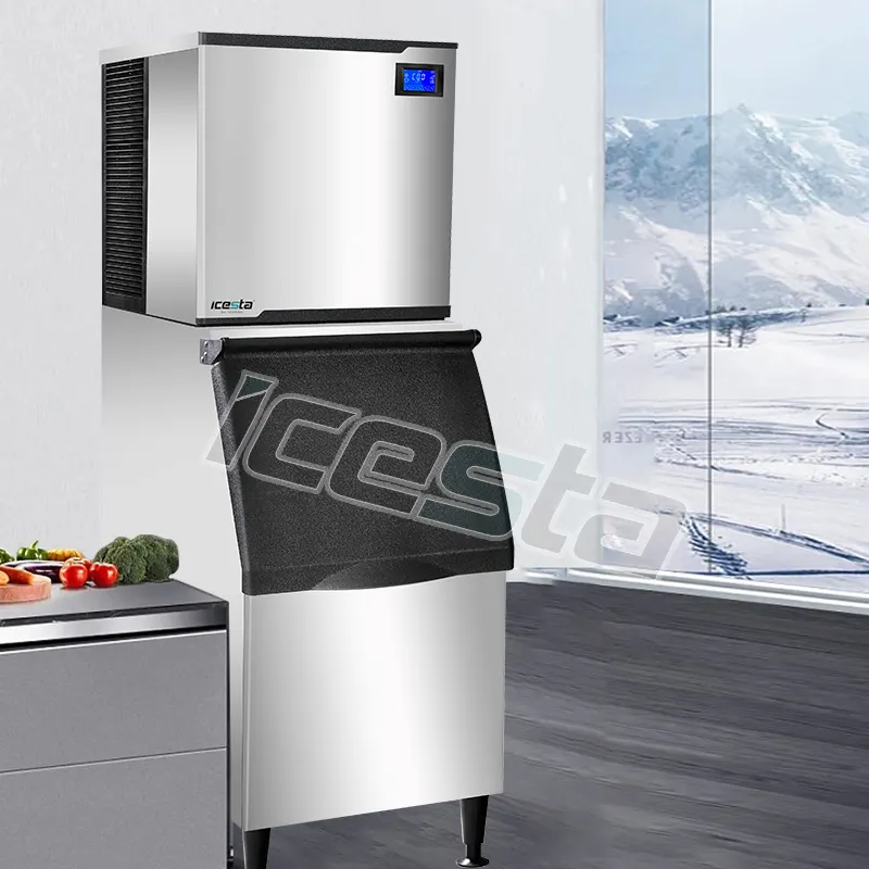 Automatic Cube Ice Machine: Uniform Ice Production & Energy Efficient 3