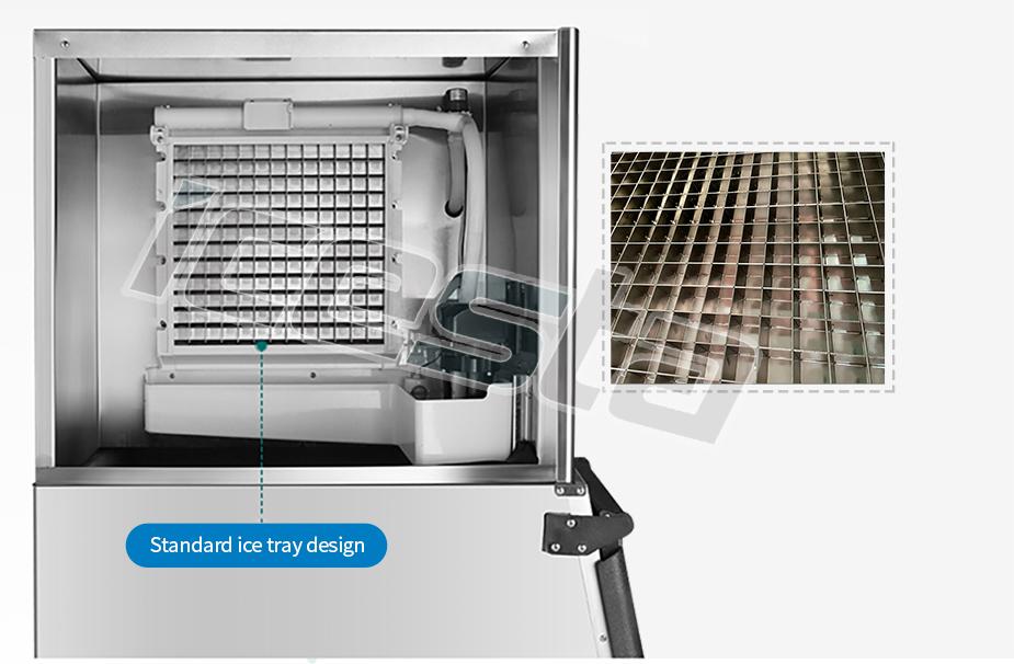 Cube ice machine 465kg/24hours heavy duty sufficient ice production from Icesta 14
