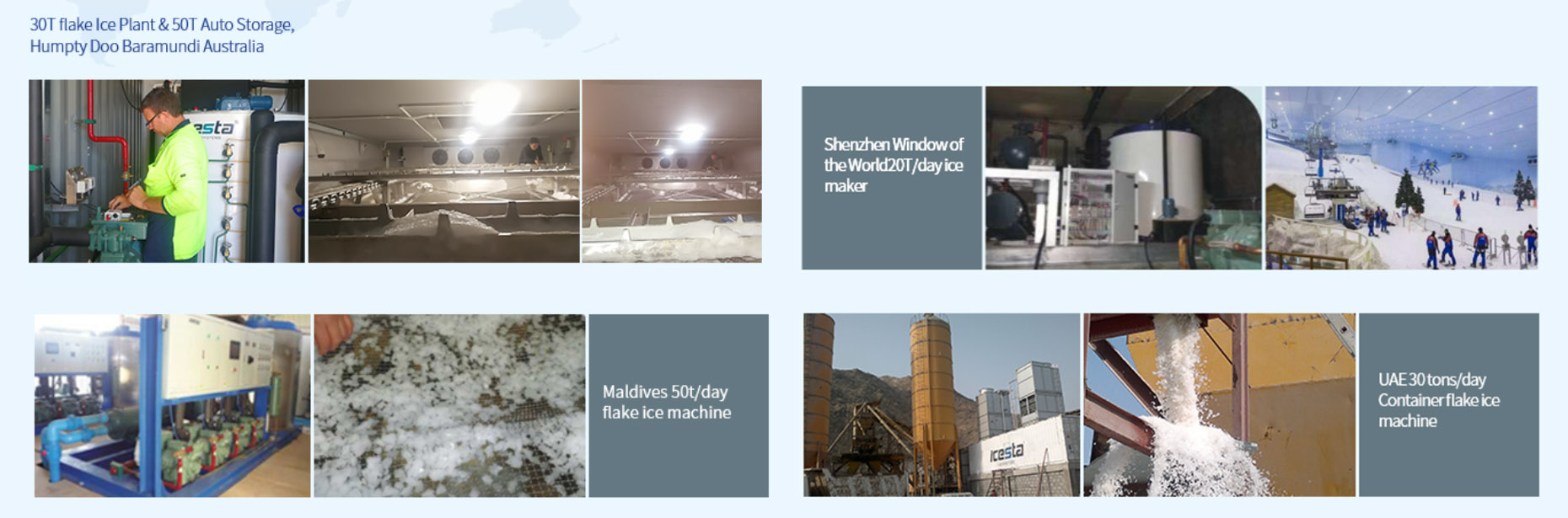 Ice Flake Making Machine Quality Icesta 10 Ton Industrial Containerized from ICESTA 22