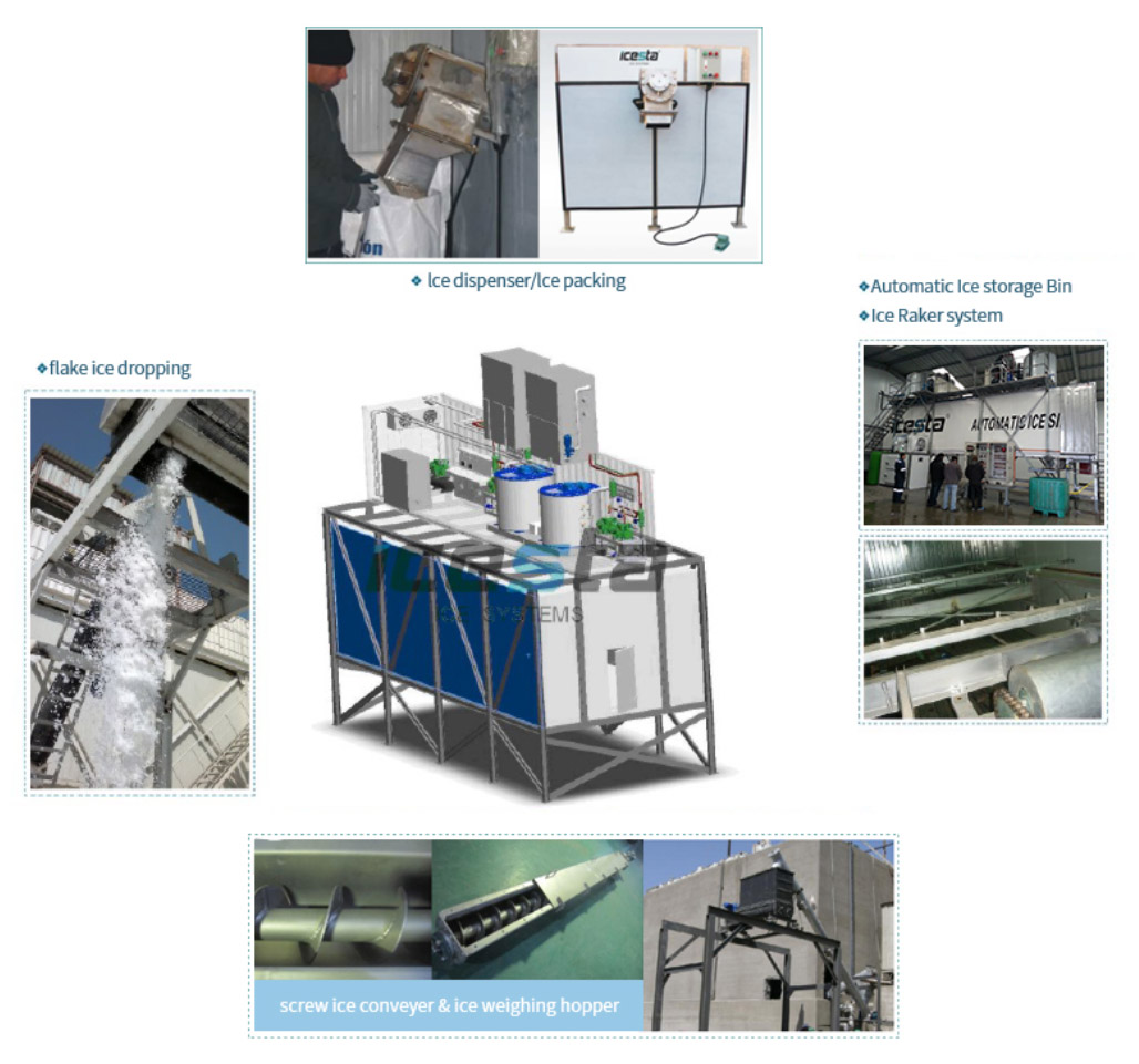 Ice Flake Making Machine Quality Icesta 10 Ton Industrial Containerized from ICESTA 19