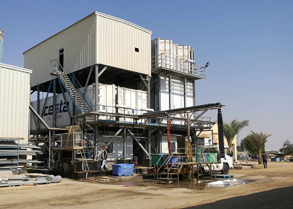 Ice Flake Making Machine Quality Icesta 10 Ton Industrial Containerized from ICESTA 23