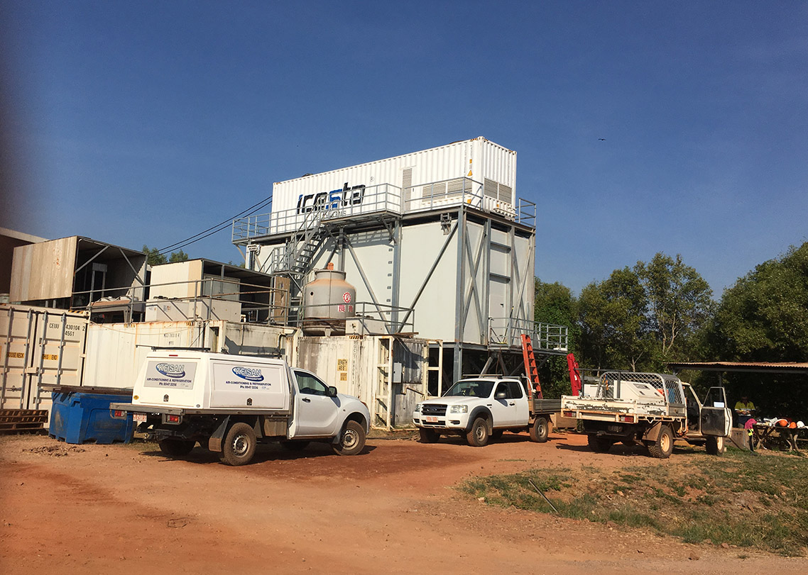 Ice Flake Making Machine Quality Icesta 10 Ton Industrial Containerized from ICESTA 25