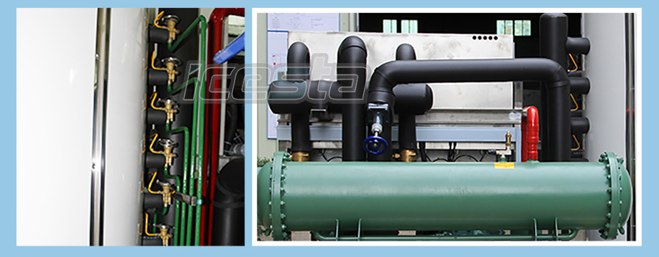 ICESTA Flake Ice Machine with 20 25 30 Ton Industrial automatic high productivity Long Service Life 11