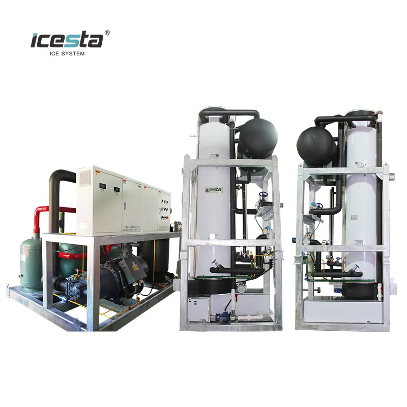 Industrial Tube Ice Maker - High Quality & Customizable 20-80 Tons 2