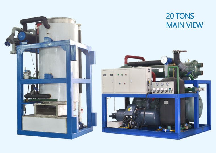 Customized Icesta Large size Tube Ice Machine 20 to 80 tons manufacturers From China | Brother Ice System 14