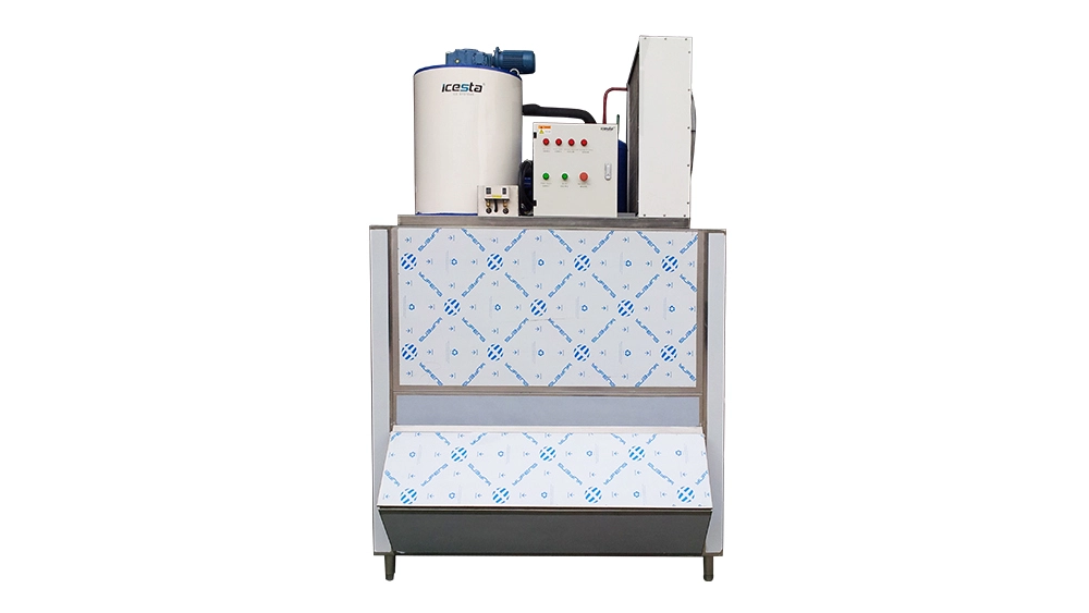 Good Quality Icesta Commercial Flake Ice maker 1.5 2 t manufacturers From China | Brother Ice System 1