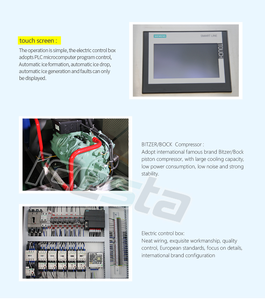 5 tons plate ice machine Manufacturer Quality Icesta | Brother Ice System 12