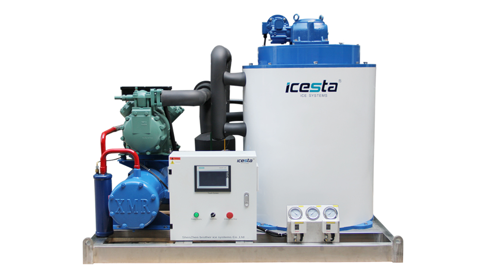 Flake Ice Machine 5 tonnes Commercial Customized Icesta manufacturers From China | Brother Ice System 8