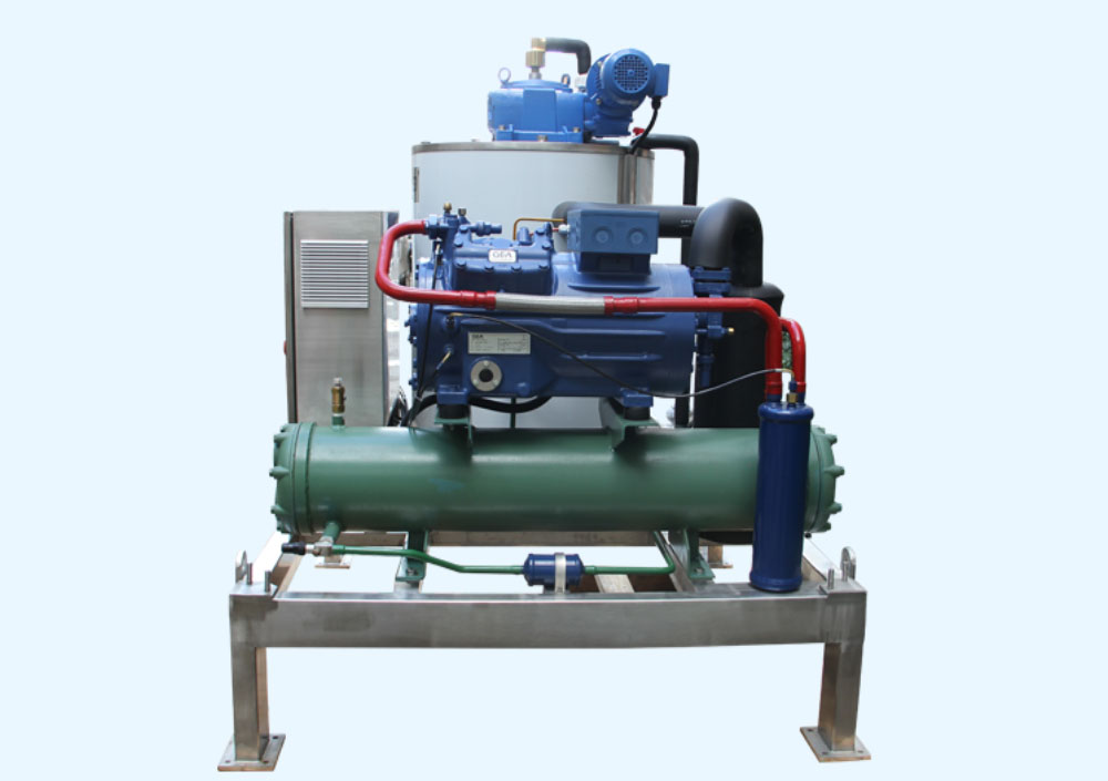 Quality Icesta Sea water flake ice machine for fish 1-5t Manufacturer | Brother Ice System 15