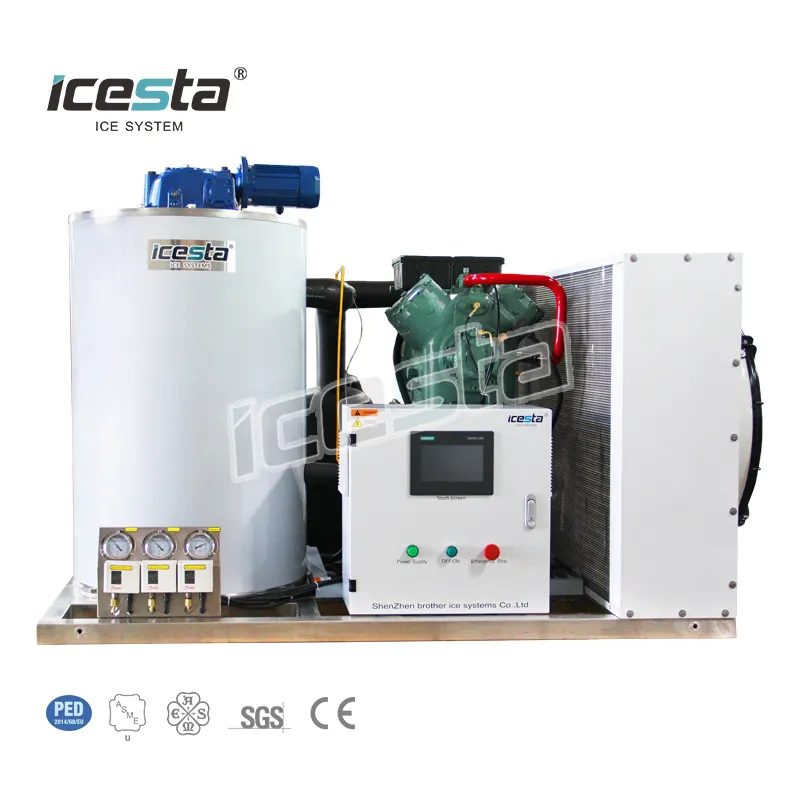 Stainless Steel Flake Ice Machine - High Anti-Corrosion Performance 2