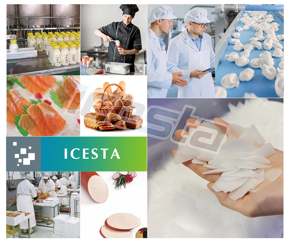 Flake Ice Machine With 3t Water Cooling Stainless Steel For Food Processing Industry 9