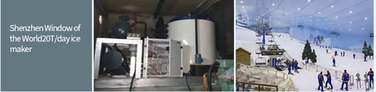 Flake Ice Machine With 3t Water Cooling Stainless Steel For Food Processing Industry 24