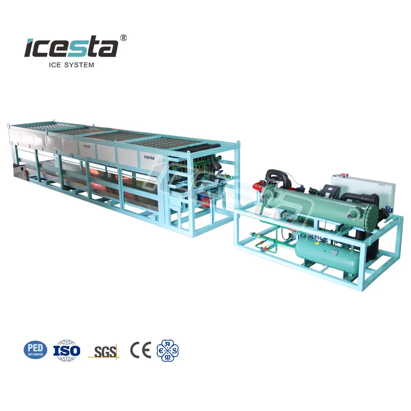 Direct Cooling Block Ice Machine - Efficient Aluminum Alloy Evaporator - Ideal for Aquatic, Slaughter, and Vegetable Industries. Ice Makers for Sale. 6