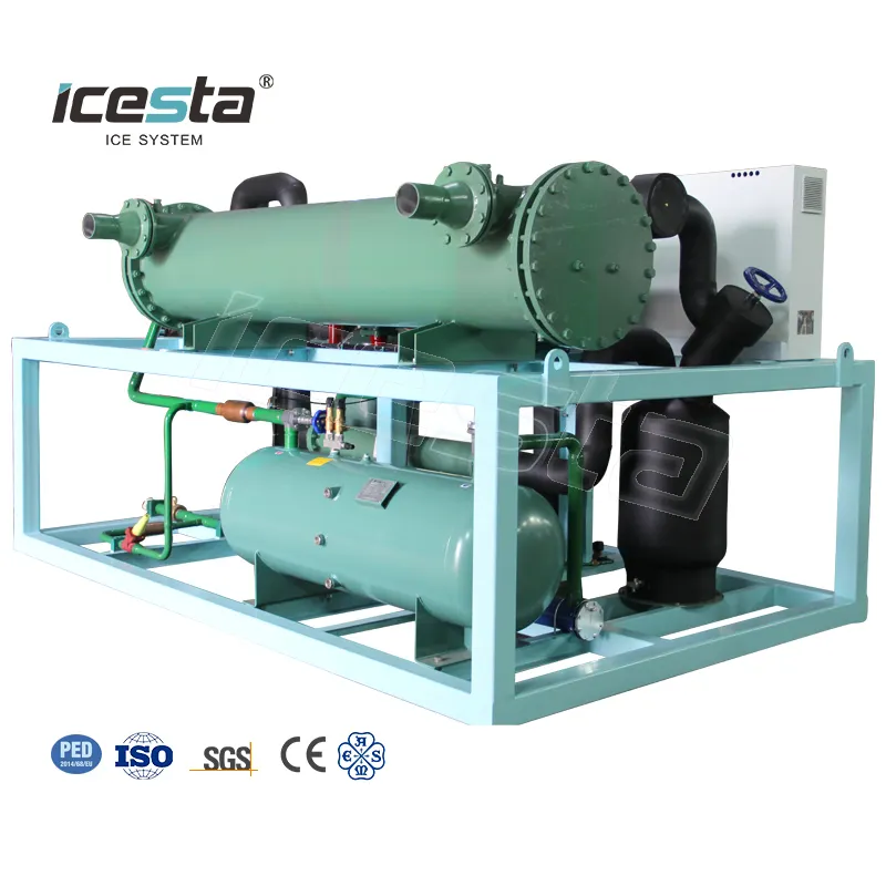 Direct Cooling Block Ice Machine - Efficient Aluminum Alloy Evaporator - Ideal for Aquatic, Slaughter, and Vegetable Industries. Ice Makers for Sale. 7
