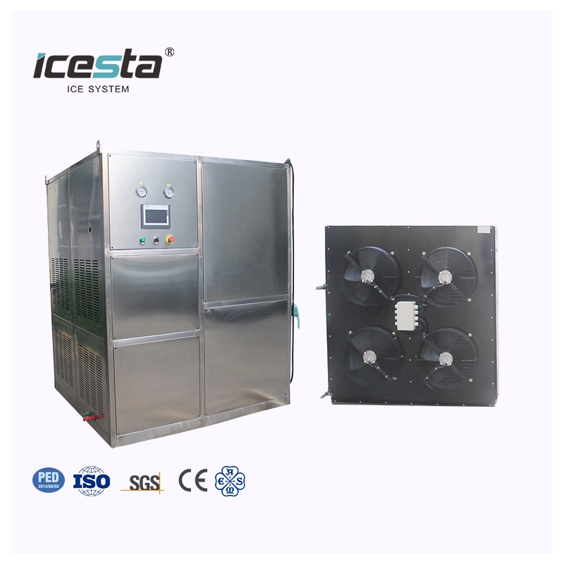 Cube Ice Machine Energy Saving Competitive easy Operating 2T/Day From ICESTA 1