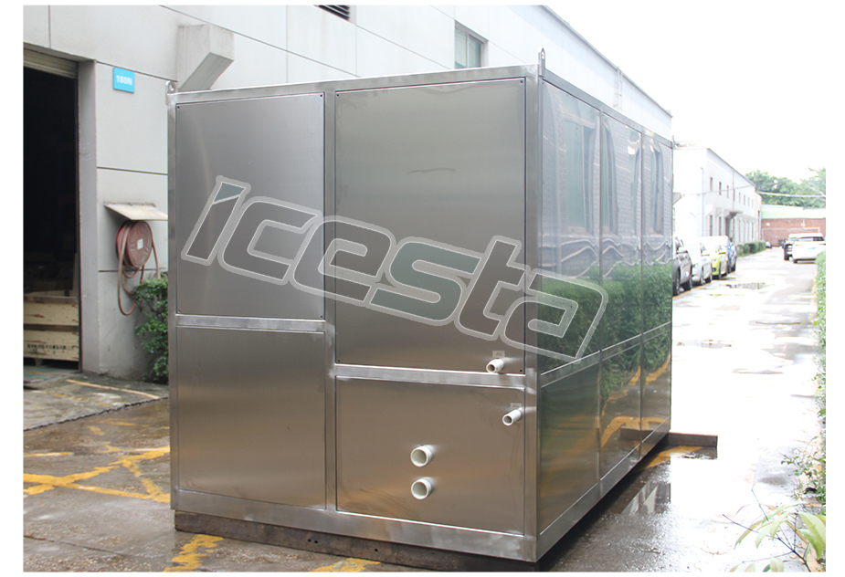 Industrial cube ice machine 3ton water cooling ICESTA Energy Saving High Productivity 20
