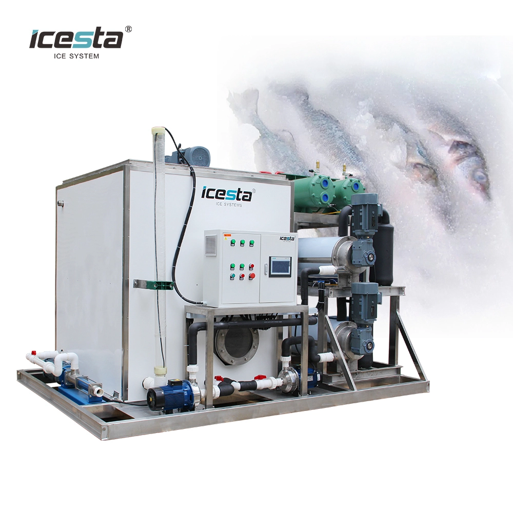 Slurry Ice Machine saltwater 12ton Per Day from Icesta 1