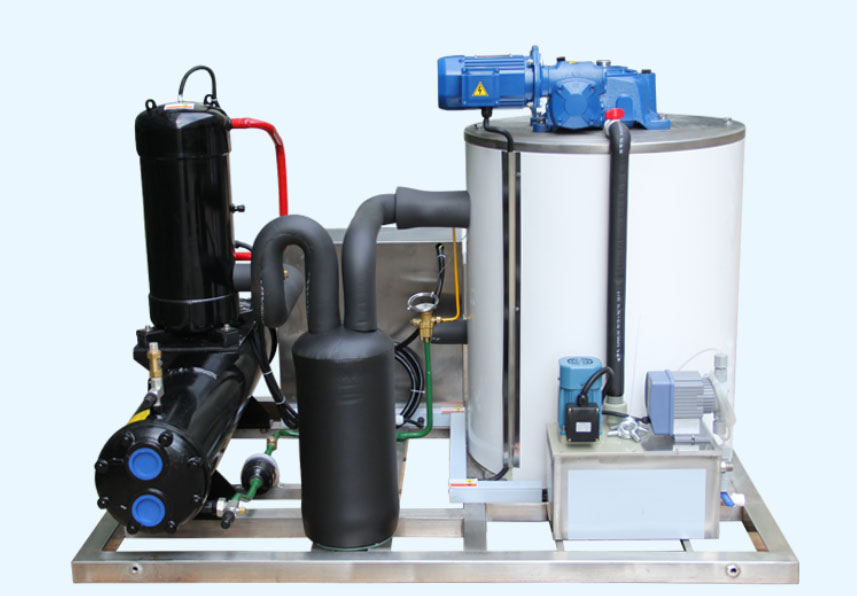 High Quality Edible stainless steel flake ice machine 1-2t for meat sausage Company 21