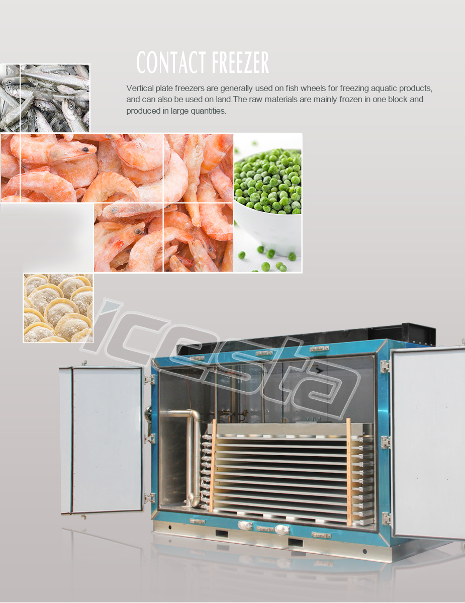 Low temp Plate freezer Condensing unit from ICESTA 8