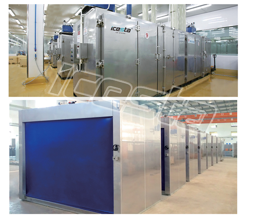 Low temp Plate freezer Condensing unit from ICESTA 24