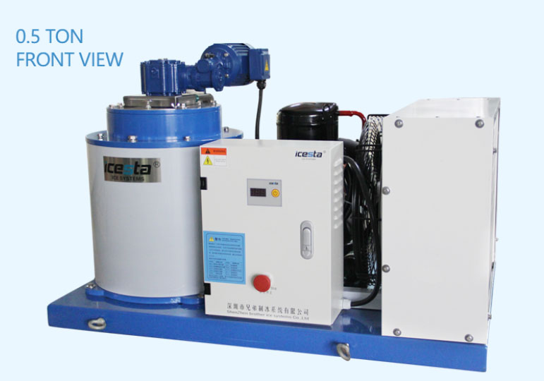 ICESTA 300 kg 500kg Commercial Flake ice Machine for Quality Air cooling automatic energy-saving High Productivity 23