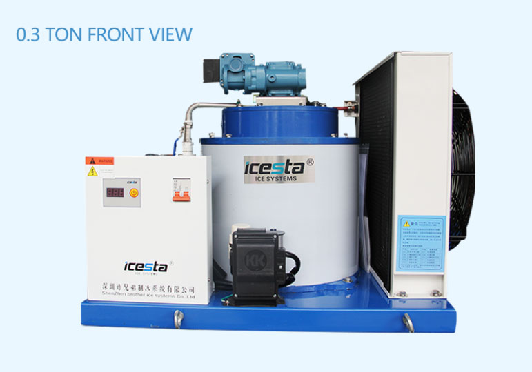 ICESTA 300 kg 500kg Commercial Flake ice Machine for Quality Air cooling automatic energy-saving High Productivity 21