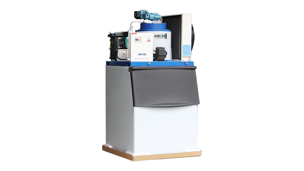 ICESTA 300 kg 500kg Commercial Flake ice Machine for Quality Air cooling automatic energy-saving High Productivity 8