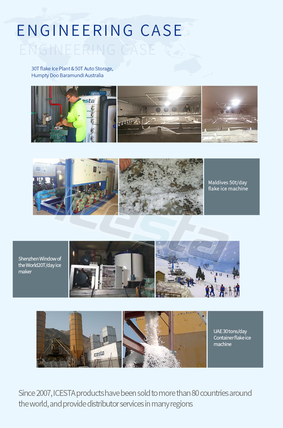 Flake Ice Evaporator 2Ton/day 2000kg manufacturers Icesta For Fishery Fish Fresh Food Cooling 31