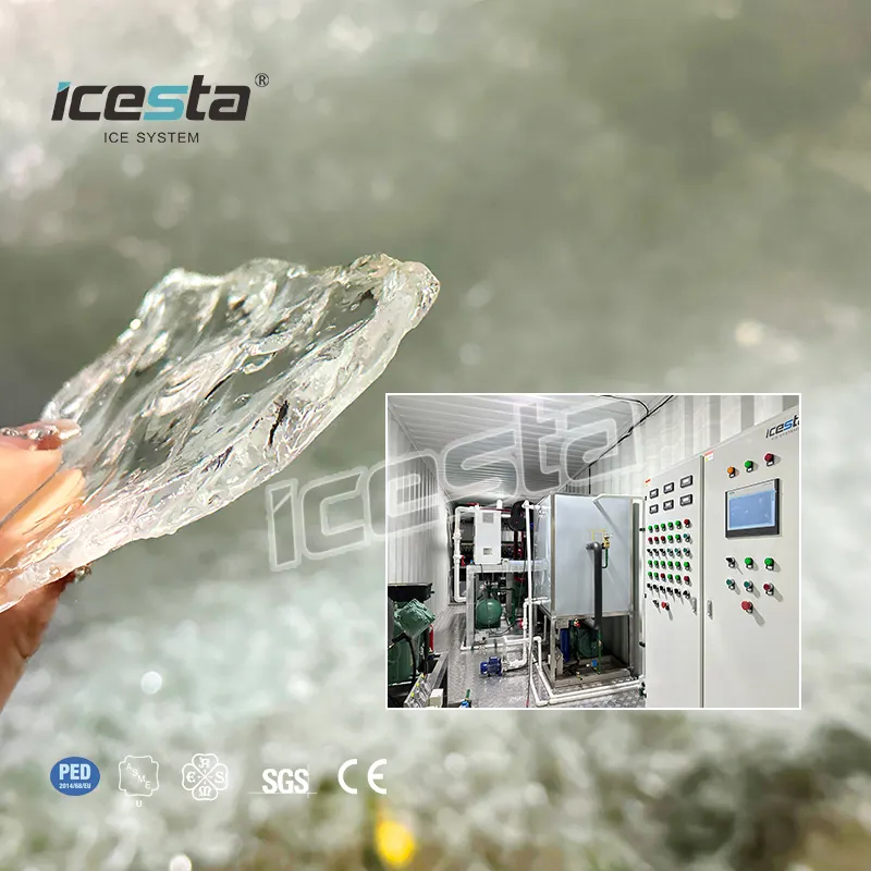 Adjustable Thickness Plate Ice Machine - SUS304 Material, Siemens PLC, Widely Used 7