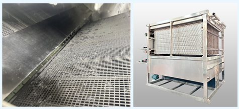 Container plate ice machine with 30t Evaporative cooling Stainless Steel For Concrete cooling 13