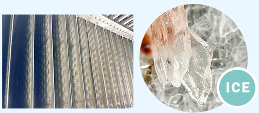 Container plate ice machine with 30t Evaporative cooling Stainless Steel For Concrete cooling 14