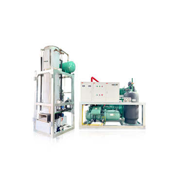 All-In-One Containerized Plate Ice Plant & Auto Storing & Delivery System with 30t -  80t  For concrete cooling 30