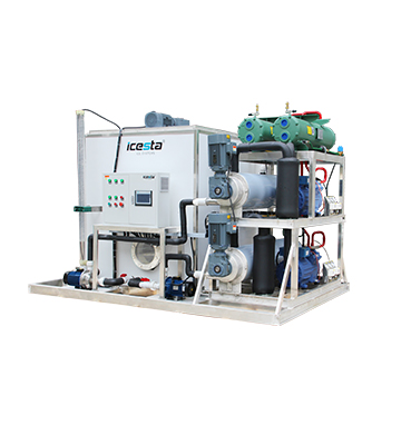 All-In-One Containerized Plate Ice Plant & Auto Storing & Delivery System with 30t -  80t  For concrete cooling 31