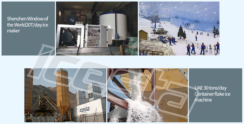 All-In-One Containerized Plate Ice Plant & Auto Storing & Delivery System with 30t -  80t  For concrete cooling 23