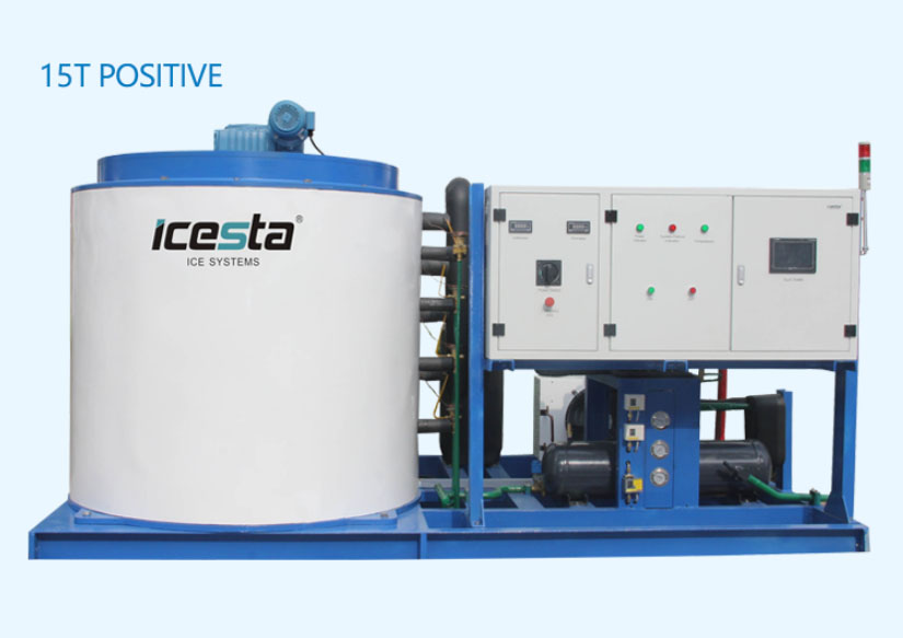 Industrial flake ice machine food grade stainless steel from ICESTA 43