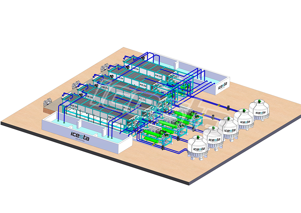 ICESTA 120 ton block ice plant shipped (multiple 30t & 15t ) to Yemen 1