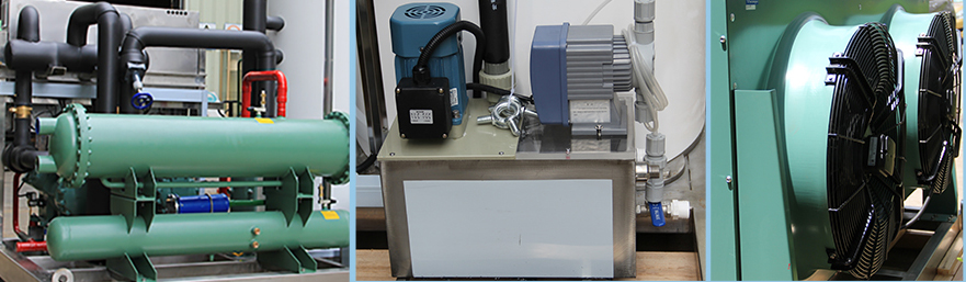 Industrial flake ice machine food grade stainless steel from ICESTA 31