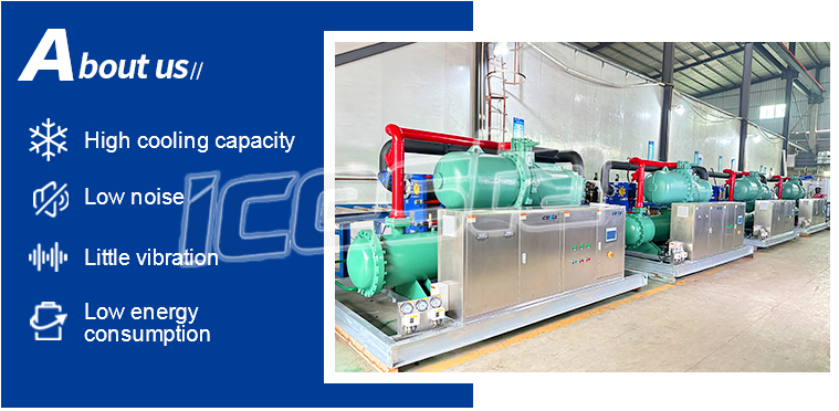 Water chiller 100 ton with  60m³/h Water Cooled Screw Chiller for Fishery Hatchery / Food Processing Industry 13