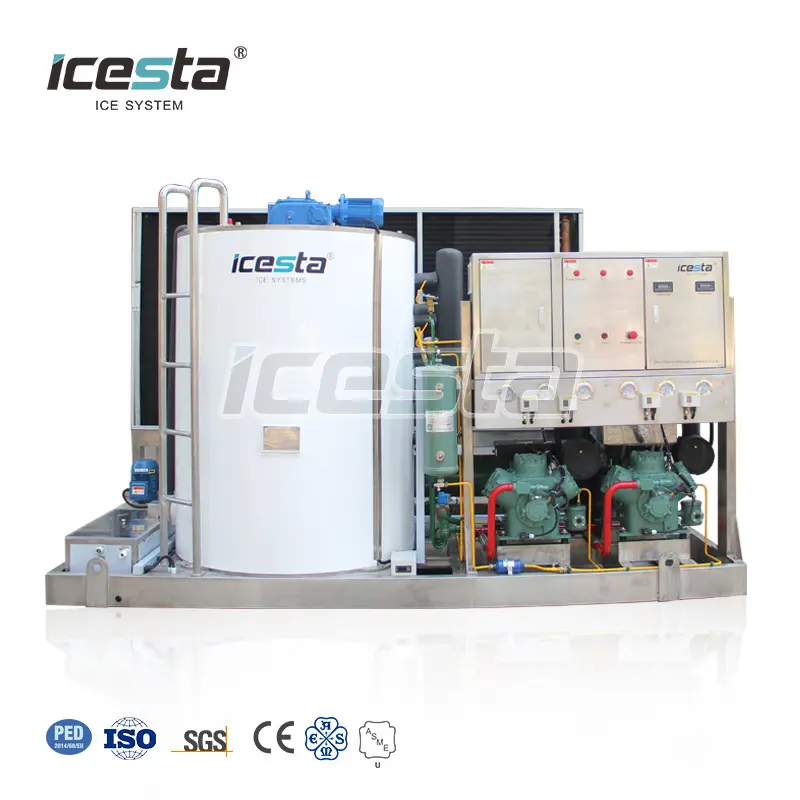 Seawater Flake Ice Machine - High Reliability Stainless Steel Design 2