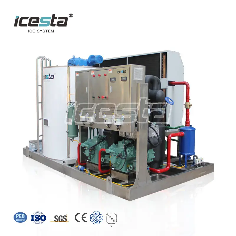 Seawater Flake Ice Machine - High Reliability Stainless Steel Design 4