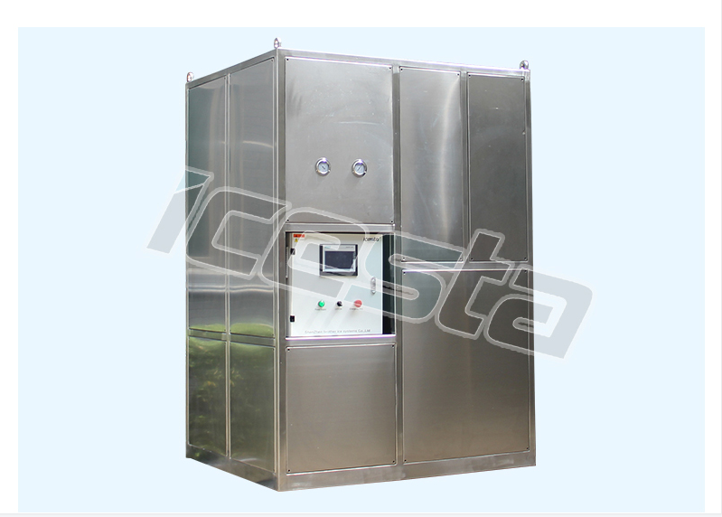 Cube ice Machine water cooling High Productivity 1Ton/Day Hot Product Customized in ICESTA 24