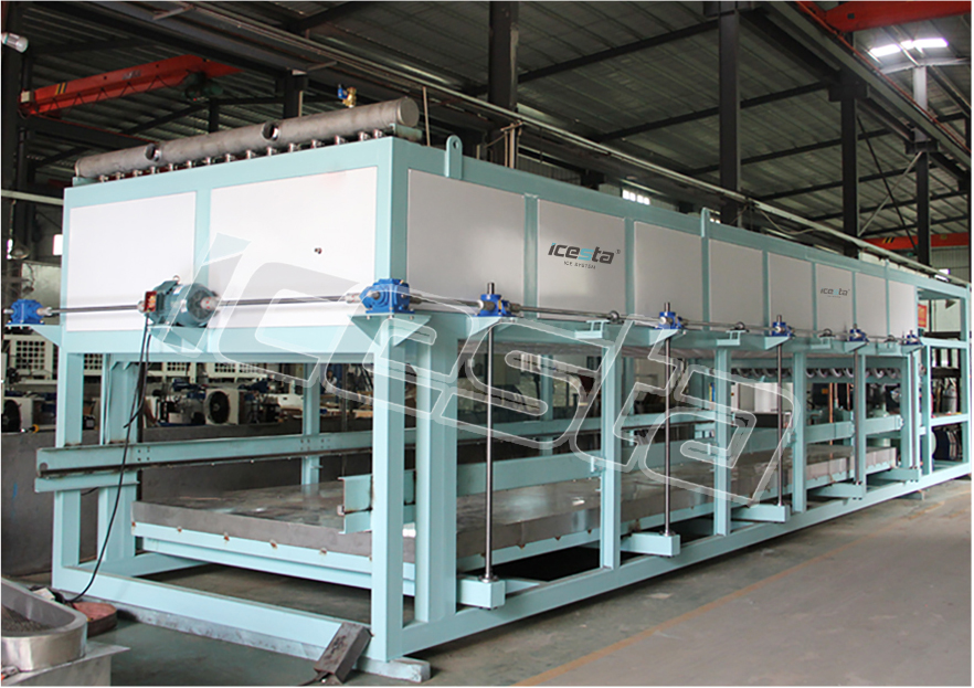 Direct cooling block ice machinefull automatic 42t from ICESTA,ice size optional(from 5kg to 50kg per piece) 11