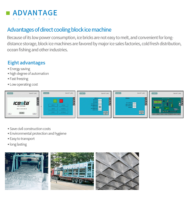 Customized Direct cooling 5 10 15 tons Block Ice machine manufacturers From China | Brother Ice System 10