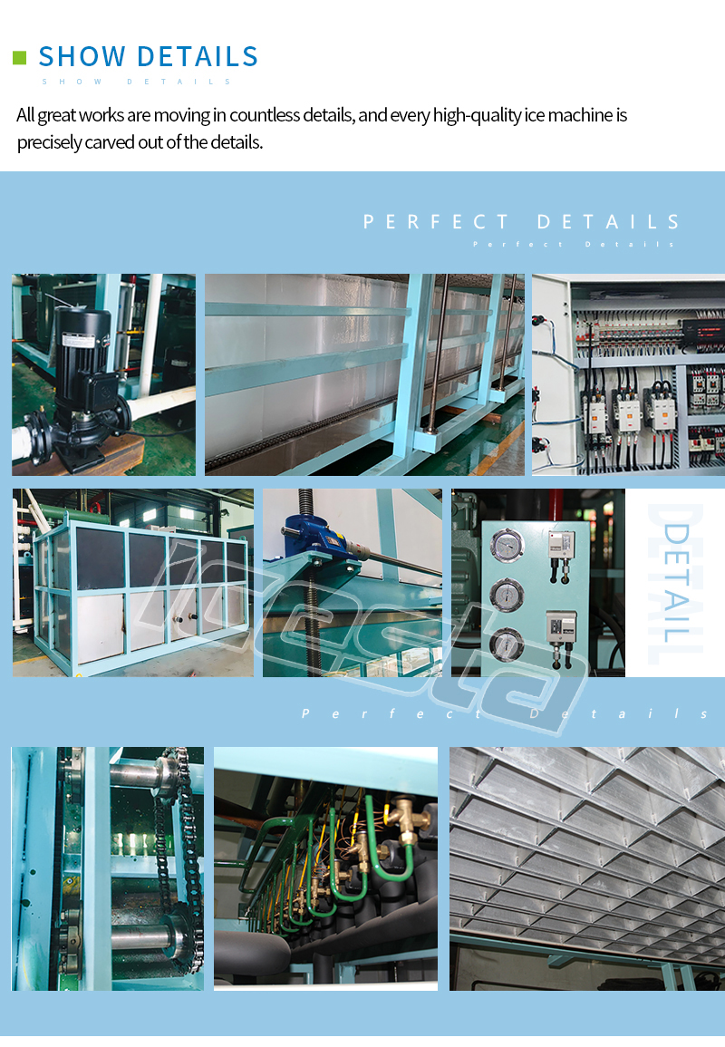 Customized Direct cooling 5 10 15 tons Block Ice machine manufacturers From China | Brother Ice System 8